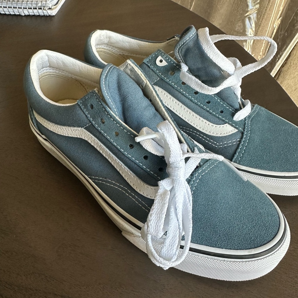 VANS OLD SKOOL Sneakers. Color Stormy Weather W size 7.0/ M 5.5 NEW never worn. - Picture 4 of 8
